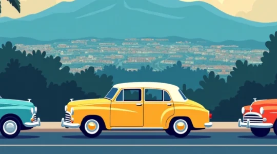 renting a car in Los Angeles